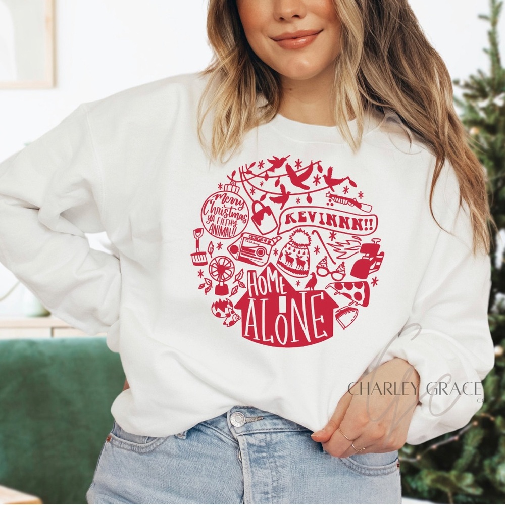 Home Alone Christmas Crewneck Sweatshirt